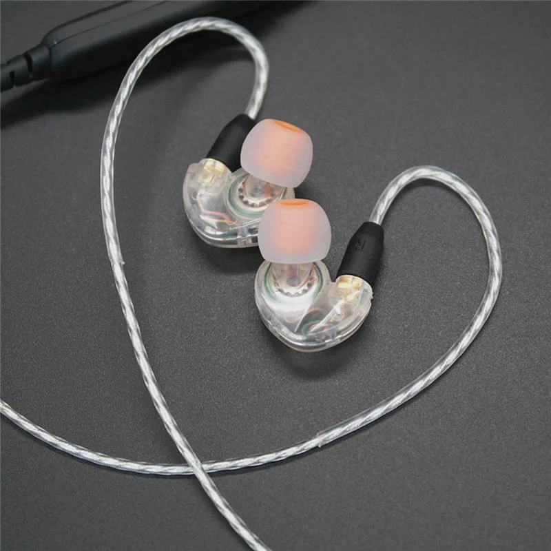 DIY наушники MMCX Bluetooth кабель для Shure SE215 SE535 SE846 наушники гарнитура 6N один кристалл медное покрытие серебряный провод