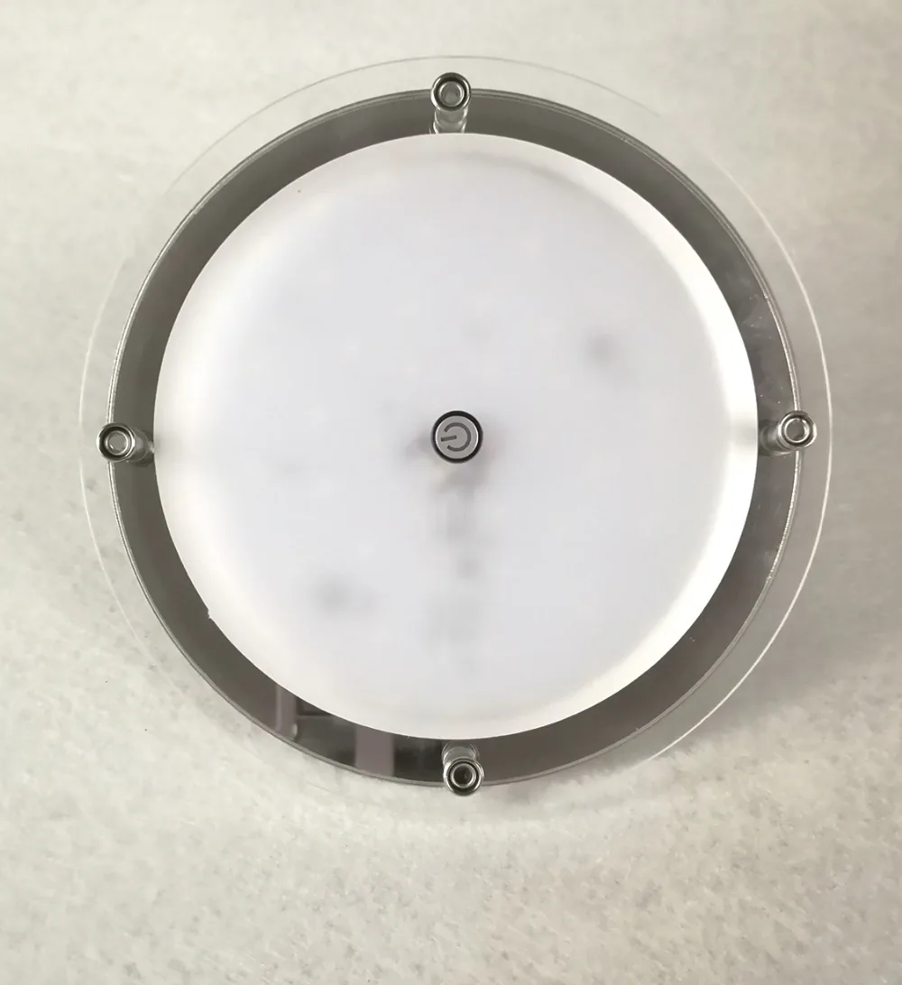 

7" LED Lamp 12V DC LED Circular Crystal Roof Ceiling Light Caravan/RV/Motorhome/Marine