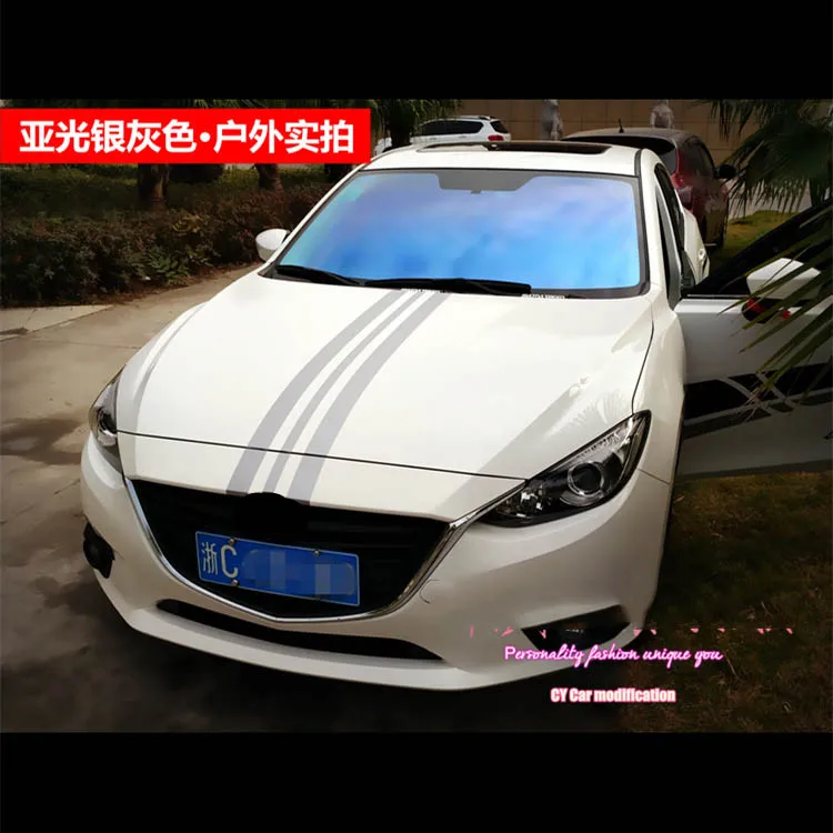 Головной крюк параллельная линия наклейка для Volkswagen CC Jette BMW Benz Audi A4L A6L Mazda 3 6 Atenza