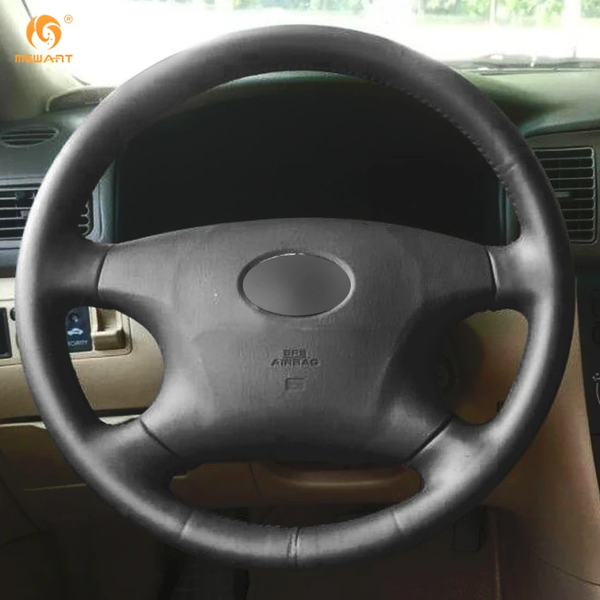 MEWANT черный чехол рулевого колеса автомобиля из искусственной кожи для старой Toyota