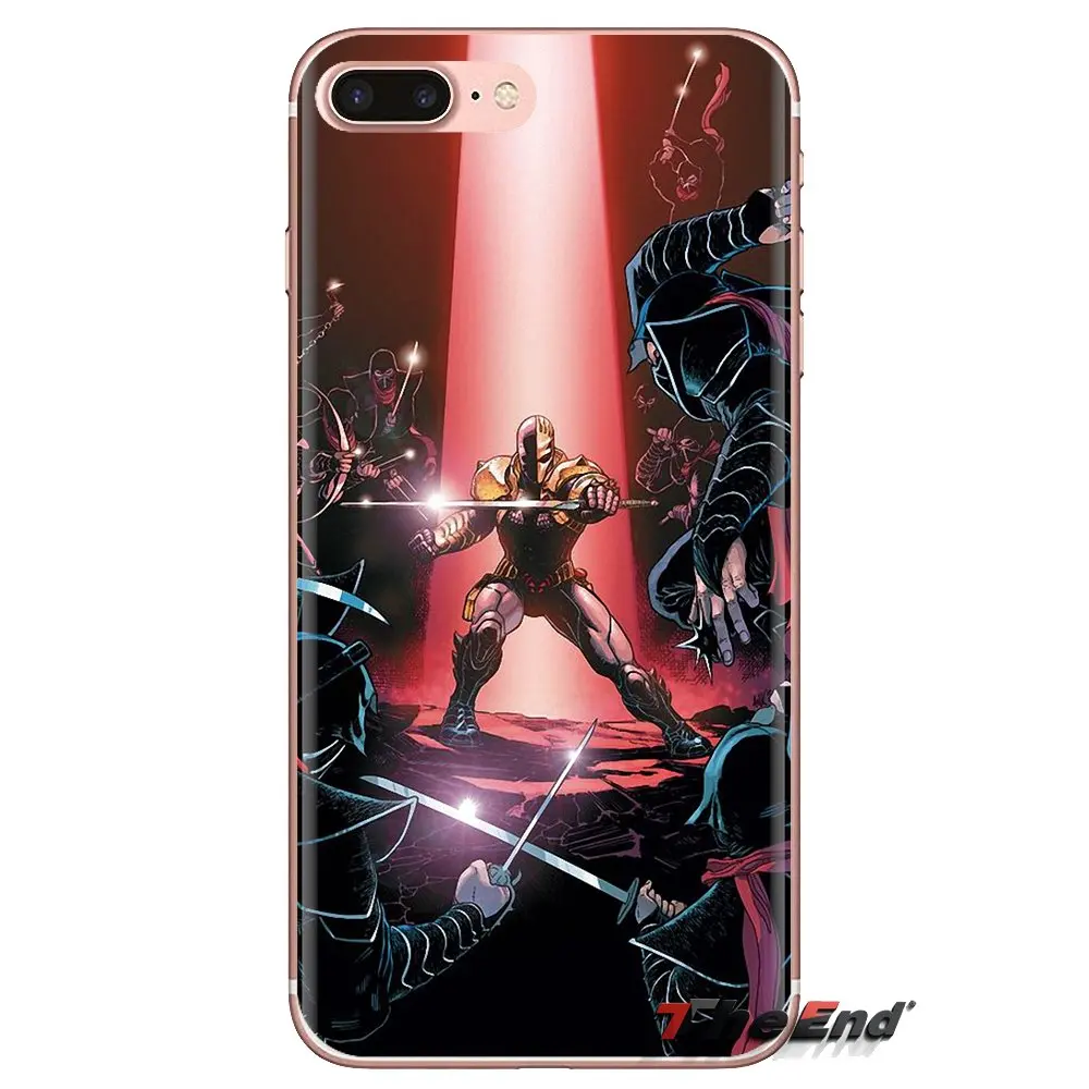 Deathstroke Terminator Slade Joseph For Sony Xperia Z Z1 Z2 Z3 Z5 compact M2 M4 M5 C4 E3 T3 XA Huawei Mate 7 8 Y3II TPU Bag Case |