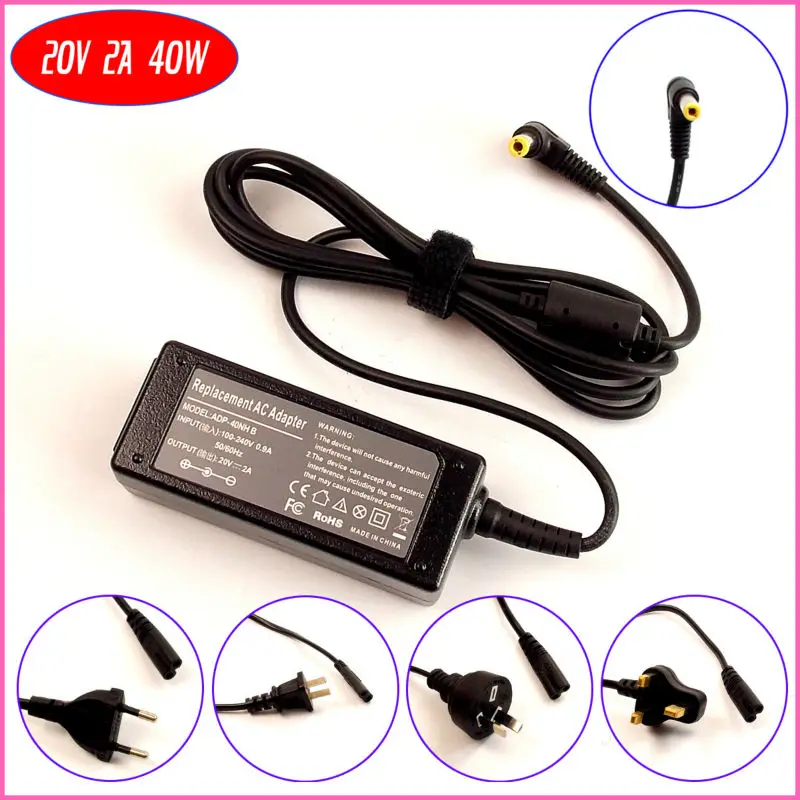 Зарядное устройство для ноутбука LG X110 X120 20 в 2 А 40 Вт|charger for car battery|charger apple ipadcharger plate