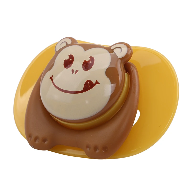 

Pacifier Around Cute Cartoon Soothing Nipple Baby Sleeping Quiet Nipple Breast Milk Friendly Thumb Silicone Gel Pacifier