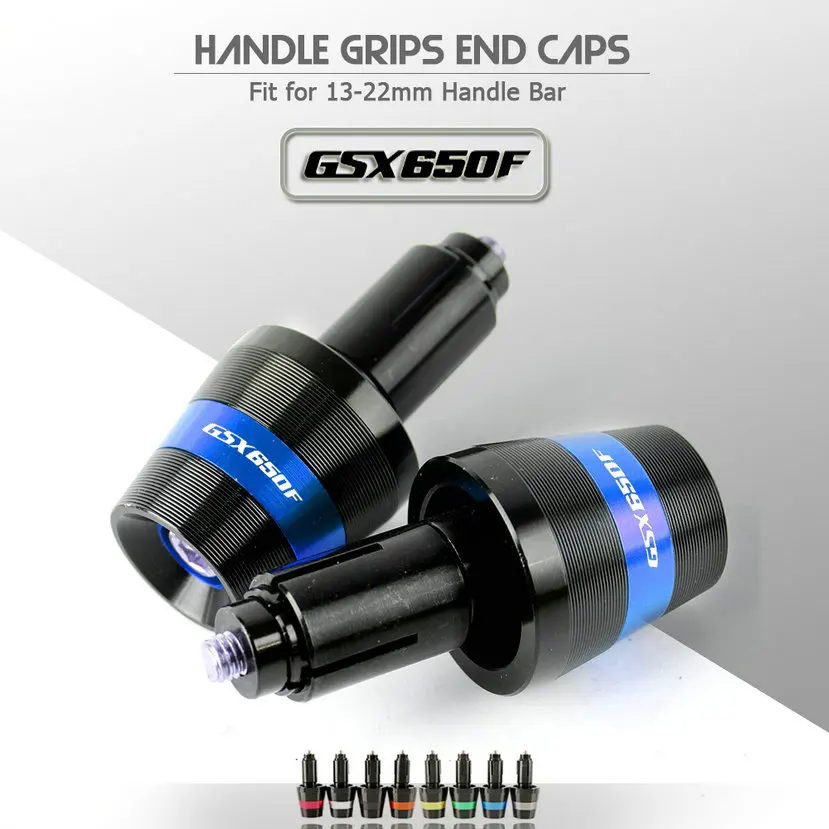Мотоцикл CNC алюминиевая ручка ручки гири конец бар крышка вилка для Suzuki GSX650F |