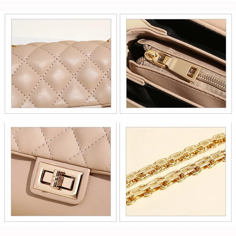 Женская Классическая Сумка клатч из искусственной кожи на цепочке|Сумки с