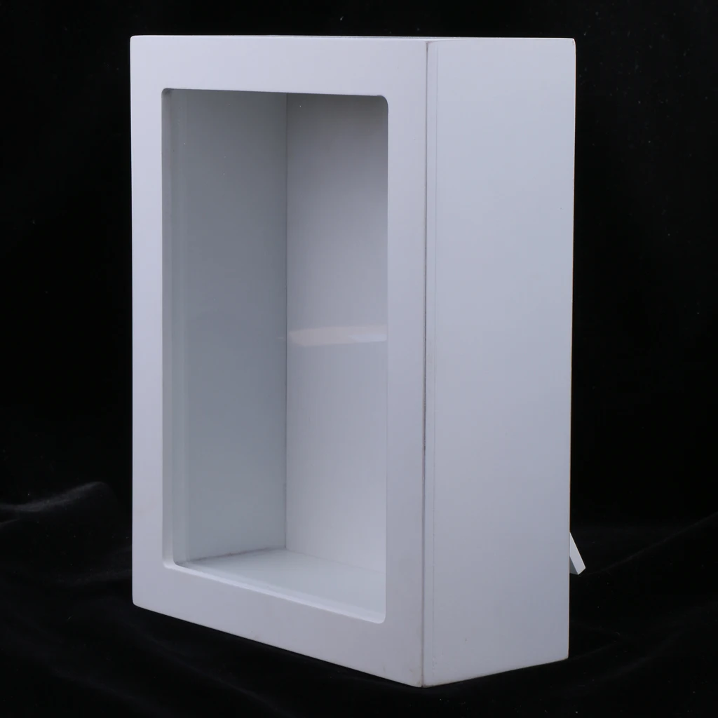 Роскошная деревянная стеклянная 3D рамка для фотографий держатель дисплей