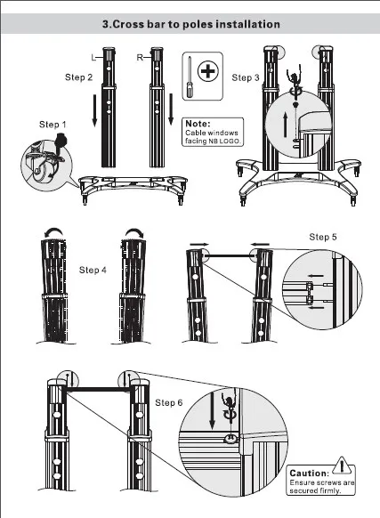Высококачественная алюминиевая NB AVF 1800-70-1P ТВ Мобильная тележка 5"-70" Бесплатный подъемный светодиодный ЖК-дисплей плазменная подставка на колесиках для телевизора подставка с полка AV