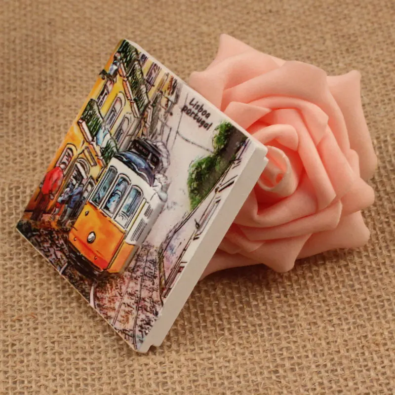 Магниты на холодильник для автобусов Lisboa из смолы | Дом и сад