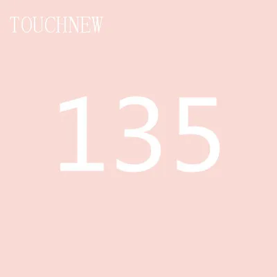 TOUCHNEW на заказ, одноцветные эскизные маркеры на спиртовой основе, двойная головка, кисть, маркеры, ручка для рисования, манга, товары для рукоделия, маркеры - Цвет: 135