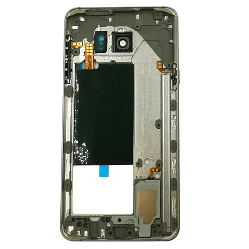 Для Samsung Note 5 N920F N920C средняя пластина Корпус рамка + Боковая кнопка объектив камеры