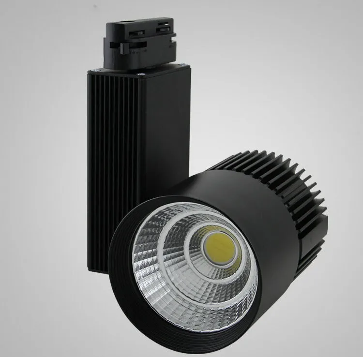

30W 40W 50W COB LED track light Rail spot lighting Clothing store lights showcase LED spotlights
