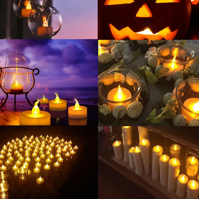 200 шт. Батарея работать светодиодный лампы в форме свечи дистанционный пульт