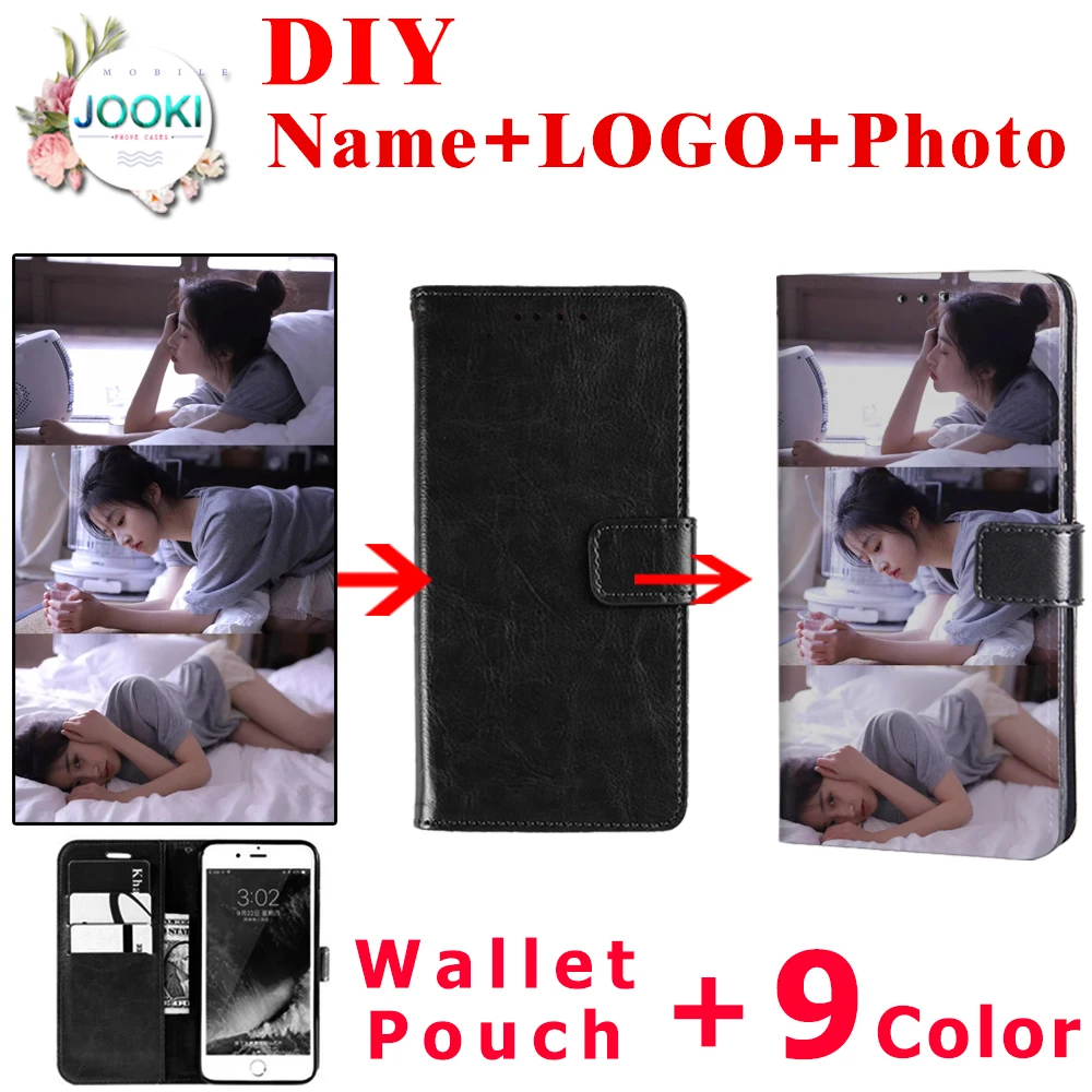 JOOKI J500F ручная работа под заказ печать фото телефон кожаный чехол для samsung Galaxy J500F TPU+ PU кожаный флип чехол