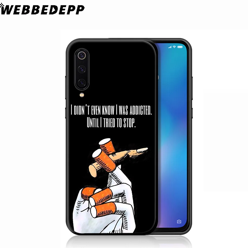 WEBBEDEPP мягкий чехол для сигарет Xiaomi Mi 9T 9 8 SE 6 A1 A2 A3 Lite MiA1 MiA2 MiA3 F1 MAX 3 Mi8 CC9E CC9 |