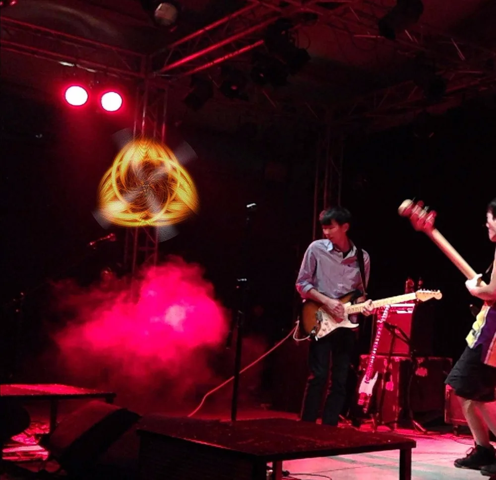 3D Голограмма рекламный светодиодный вентилятор голографические фотографии и