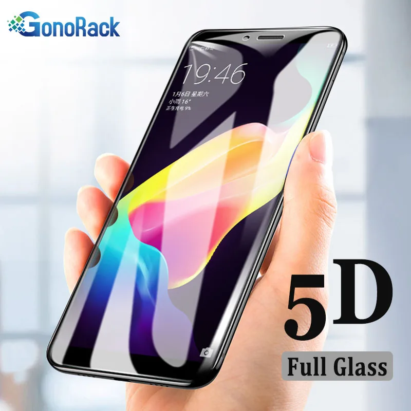 GonoRack 5D Edge закаленное стекло для oppo R15 R17 Защитное экрана OPPO R9 R9S Plus R11 R11S защитная
