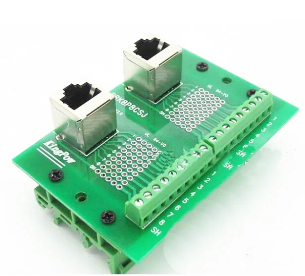 Вертикальный разъем для соединения rj45 Ethernet LAN с печатной платой Интерфейсный