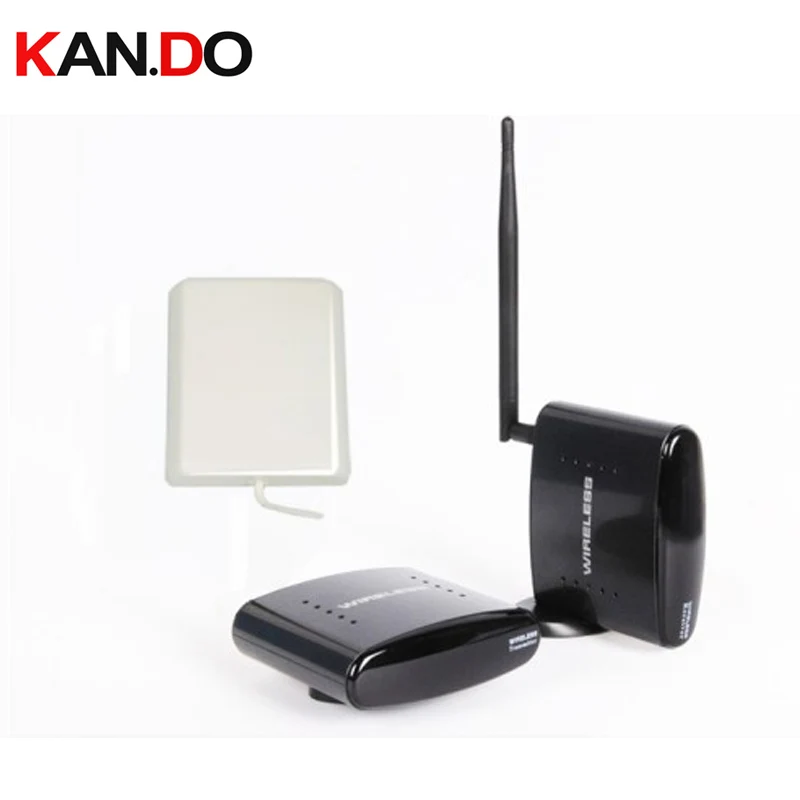 

370 w/ panel antenna 500M to work,2.4G Wireless AV Sender receiver,2.4G Wireless video and audio transceiver wireless AV adaptor