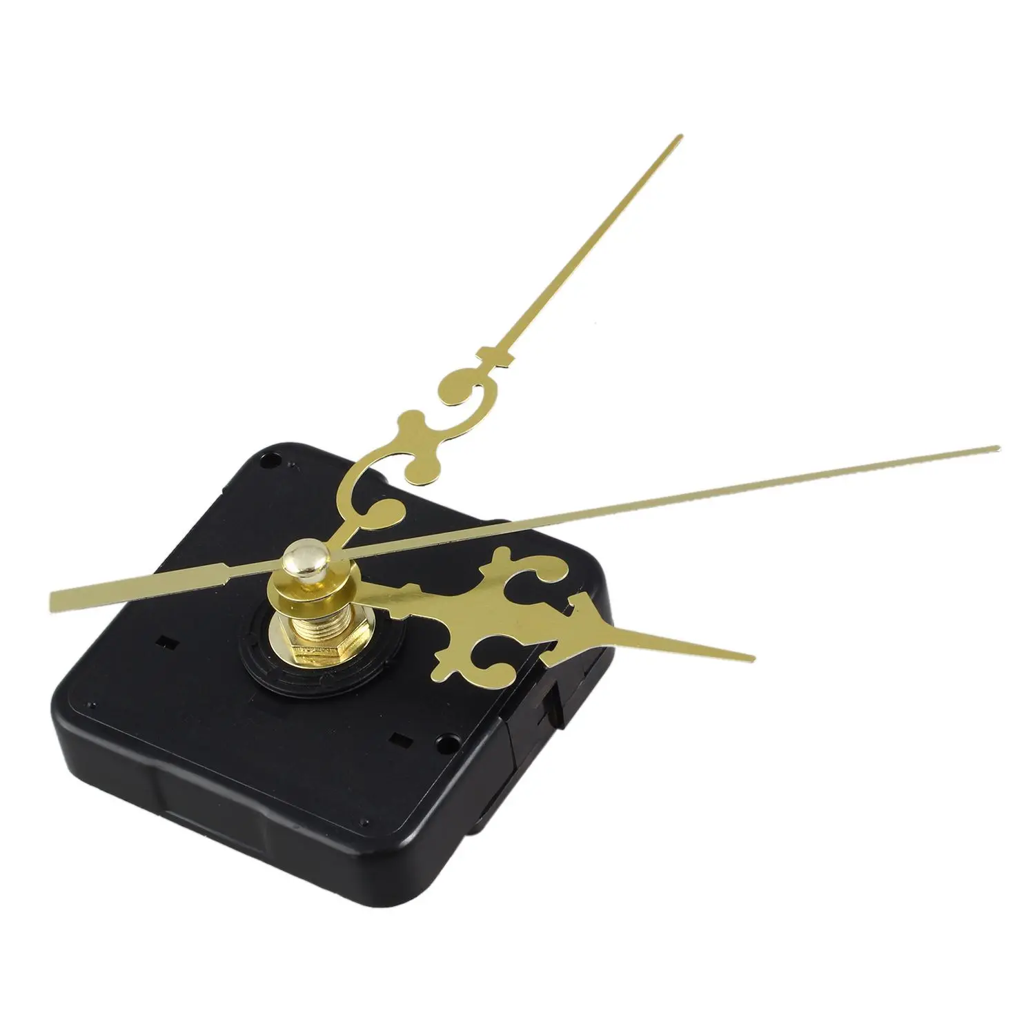 DIY Clock plastic+Metal Texture Creative Wall Retro movement Accessories Gold |