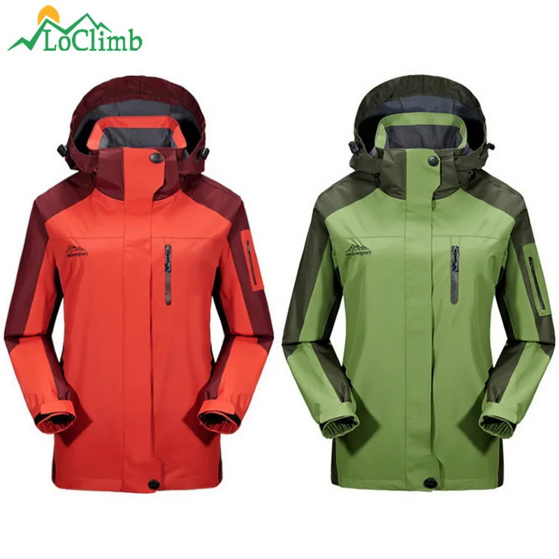 LoClimb Мужская и Женская водонепроницаемая куртка для активного отдыха