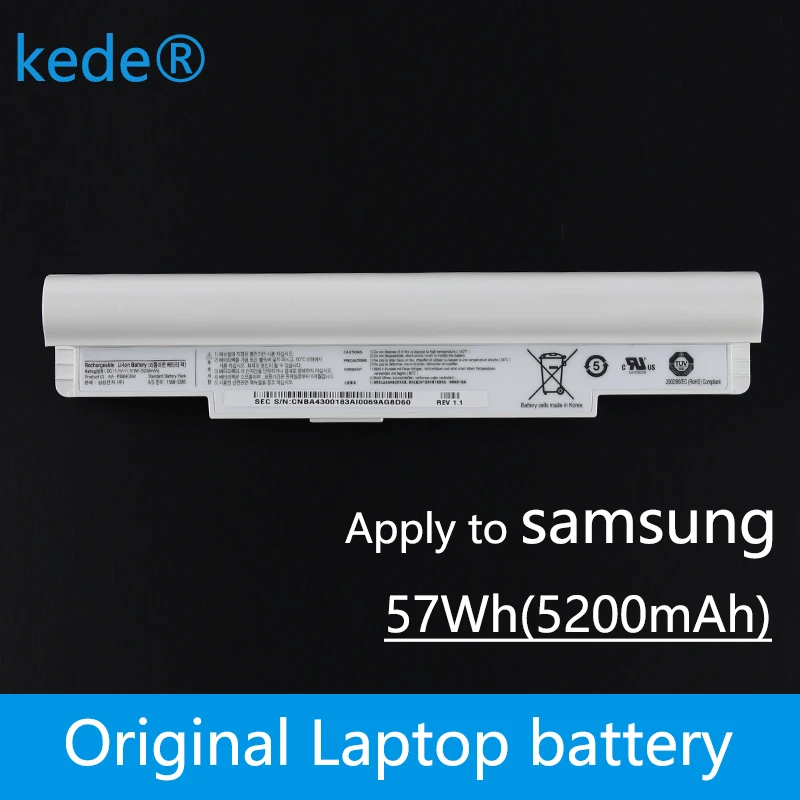 Оригинальный аккумулятор для ноутбука Samsung NC10 NC20 ND10 N110 N120 N130 N135 1588 3366 бесплатная