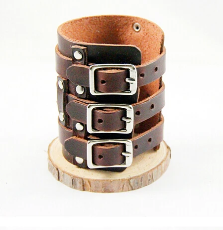 Новинка 2017 кожаный ремешок на запястье с пряжкой в виде слоя головы звезды