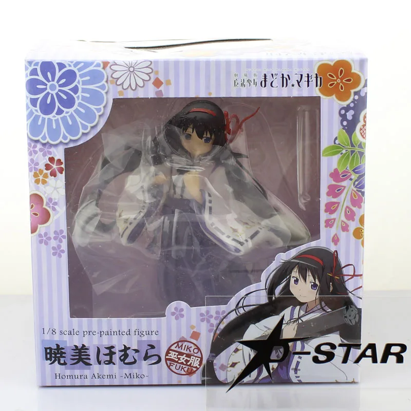 5 "Волшебная девушка аниме Puella Magi Madoka Magica Akemi Homura Miko Ver. В коробке 14 см ПВХ фигурка