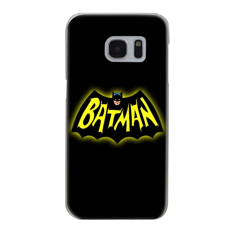 H043 Batman Superhero Transparent Hard PC Case Cover For Samsung Galaxy S Note 3 4 5 6 7 8 9 Edge Plus |