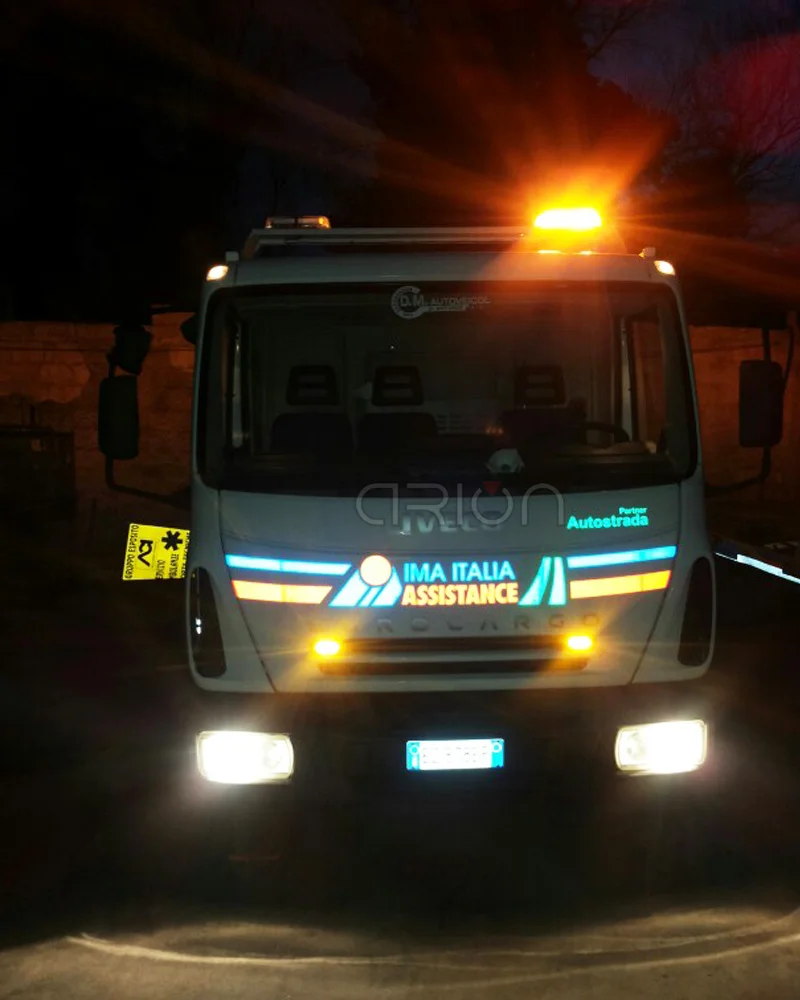 Crion Новые 72 светодиодный 5730 SMD автомобиля светящийся строб для машины, аварийный светильник AC/DC 12V 24V СВЕТОДИОДНЫЙ грузовик полицейские, пожарные Аварийные огни Янтарный