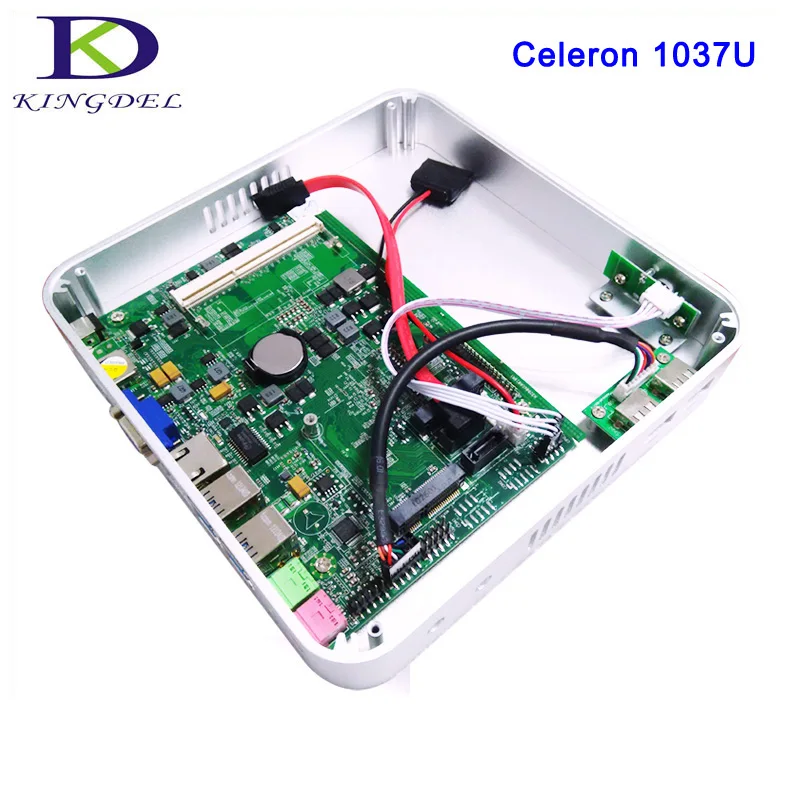 Intel Celeron 1037U двухъядерный 1 8 ГГц мини ПК тонкий клиент с HD графикой макс Гб RAM 256 ГБ SSD