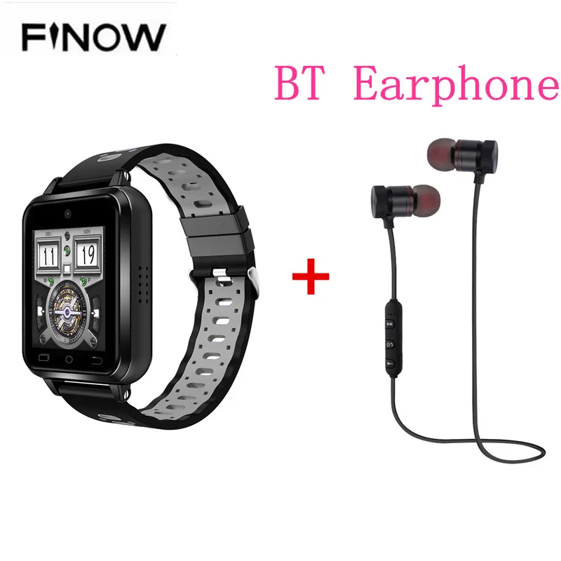 Finow Q1 Pro 4 г smart watch Android 6 0 MTK6737 1 ГБ/8 ГБ SmartWatch телефон Heart Rate sim-карты поддержка