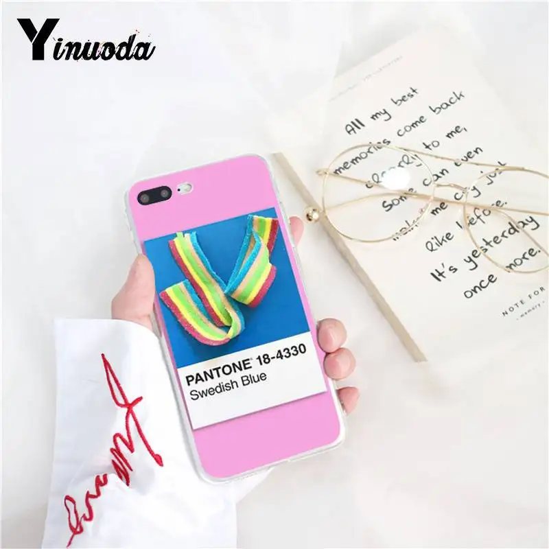 

Yinuoda Pantone candy color art paintings Newly Phone Case for iPhone 8 7 6 6S Plus X XS MAX 5 5S SE XR 10 11 11pro 11promax