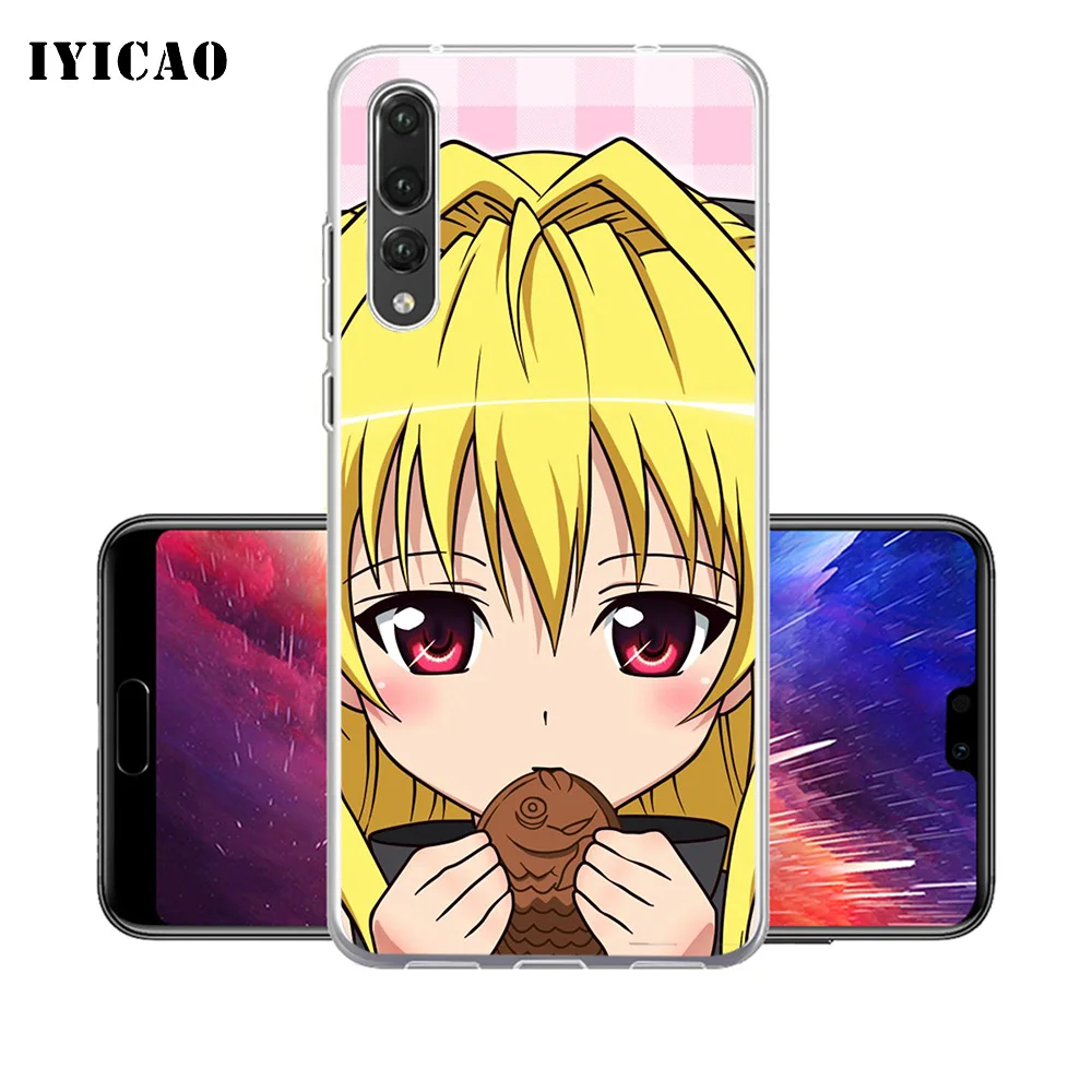 IYICAO To Love Ru Мягкий силиконовый чехол для телефона Huawei P30 P20 Pro P10 P9 P8 Lite P Smart из ТПУ |