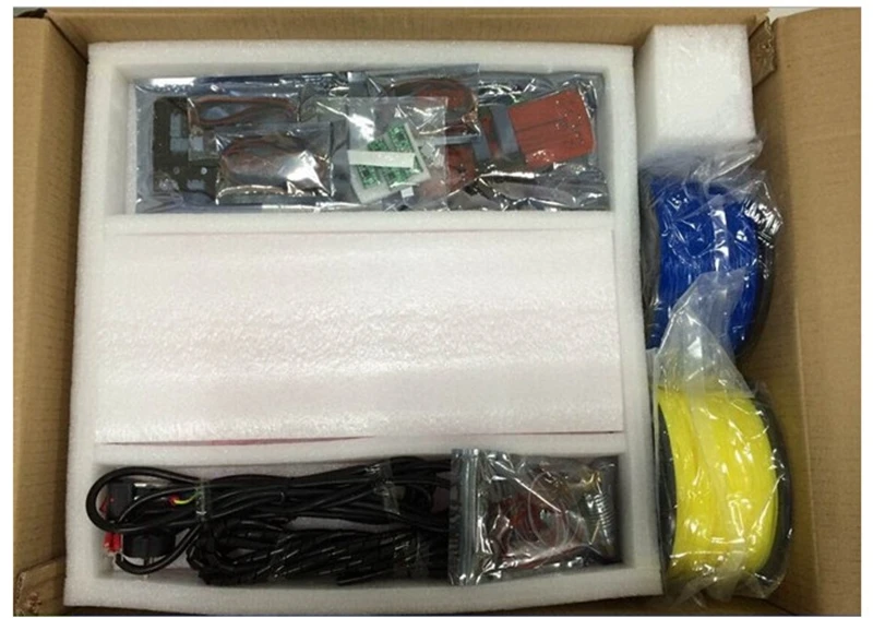 Полный собрать ЖК дисплей 3D принтеры reprap prusa i3 комплект рамки металлический алюминий impressora 3d drucker маленький монстр сталь