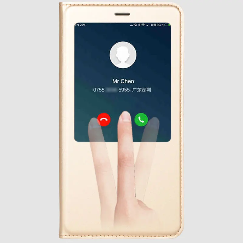 FDCWTS для Xiaomi redmi pro Чехол с открытым окном откидная крышка PU кожаный чехол Капа