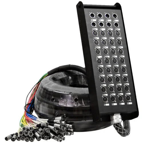 Высококачественный гибкий кабель 40 каналов 32X8 аудиокабель для сцены с цифровым