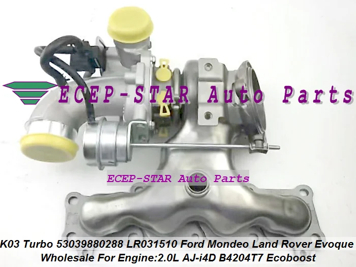 К03 53039880260 53039880288 LR 031510 1682133 1687963 Турбо для Ford Mondeo Land Rover Evoque 2.0L AJ-i4D B4204T7 Ecoboost
