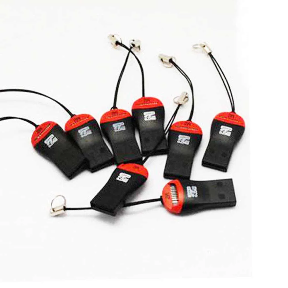 Практичная Мода Горячие свистки и amp USB кард-ридер для Micro SD 2 GB до 64G SPCA черный красный