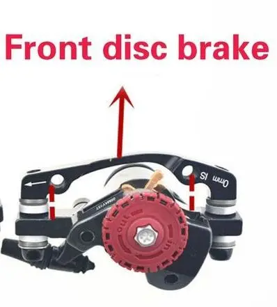 Front Avid BB7 Велосипедный тормозной суппорт диск FR7 горный MTB велосипед ротор тормозные колодки передний задний HS1/G3 160/180 мм велосипедная часть PK до BB5 - Цвет: Front