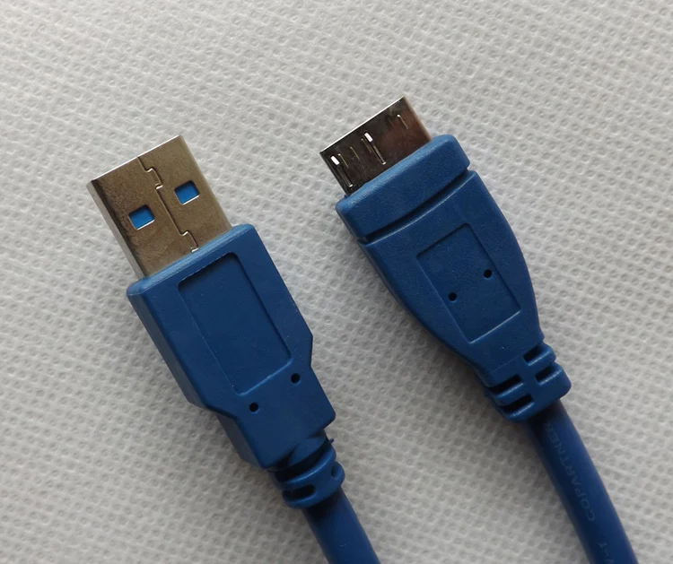 Кабель SuperSpeed USB 3 0 Type A на B Micro M / 10 футов синий или черный|Аксессуары для