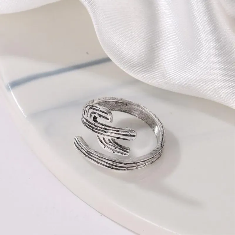 Timlee R013 бесплатная доставка новые открытые кольца на палец из кактуса в ретро