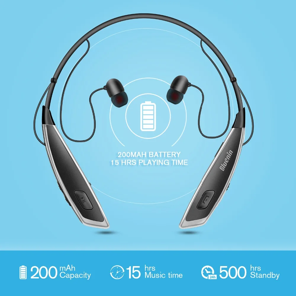Bluenin BBH 810 магнитная ДИЗАЙН наушники Сверхлегкий Спорт тренировки Bluetooth