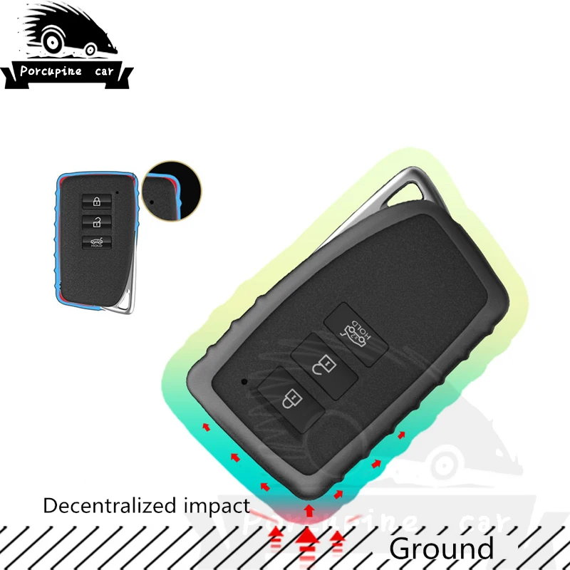 ТПУ ключ чехол для Toyota LEXUS GS-350 GS-450h ES-300h Keyles Smart Remote Fob крышка ввода 4 кнопки |