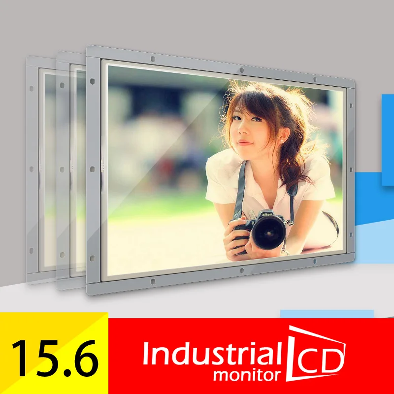 

M156H-OF/ Faismars 15.6 inch 1920*1080 Open frame LCD Monitor With VGA AV TV HDMI/USB Interfaces And Built-in dual Speakers