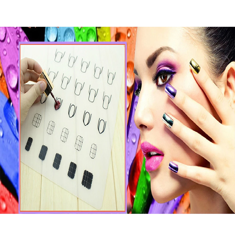 1 шт. силиконовый Настольный коврик для нейл арта сделай сам гель краска рабочее