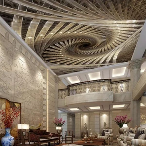 Потолочные обои beibehang на заказ, 3d-фотообои со спиральной, королевской геометрической формы, Зенит, для гостиной, спальни, потолочные 3D обои