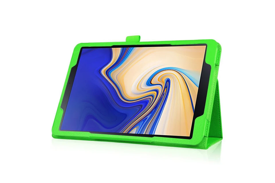 Чехол для планшета для Samsung Galaxy Tab S4 10,5 дюймов T830 SM-T835 из искусственной кожи смарт-чехол подставка Sleep Wake UP Чехол личи Стиль чехол для планшета