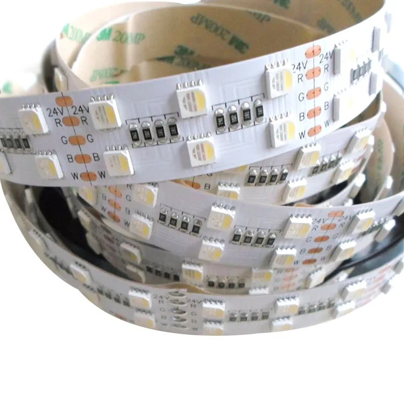 5mX супер яркость 3528SMD светодиодный полосы света DC24V вход 240 светодиодный/м холодный белый+ теплый белый настраиваемый CCT