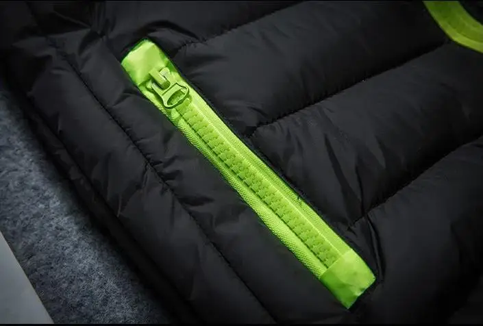 Мужской зимний двусторонний жилет с капюшоном размера плюс глянцевый кардиган