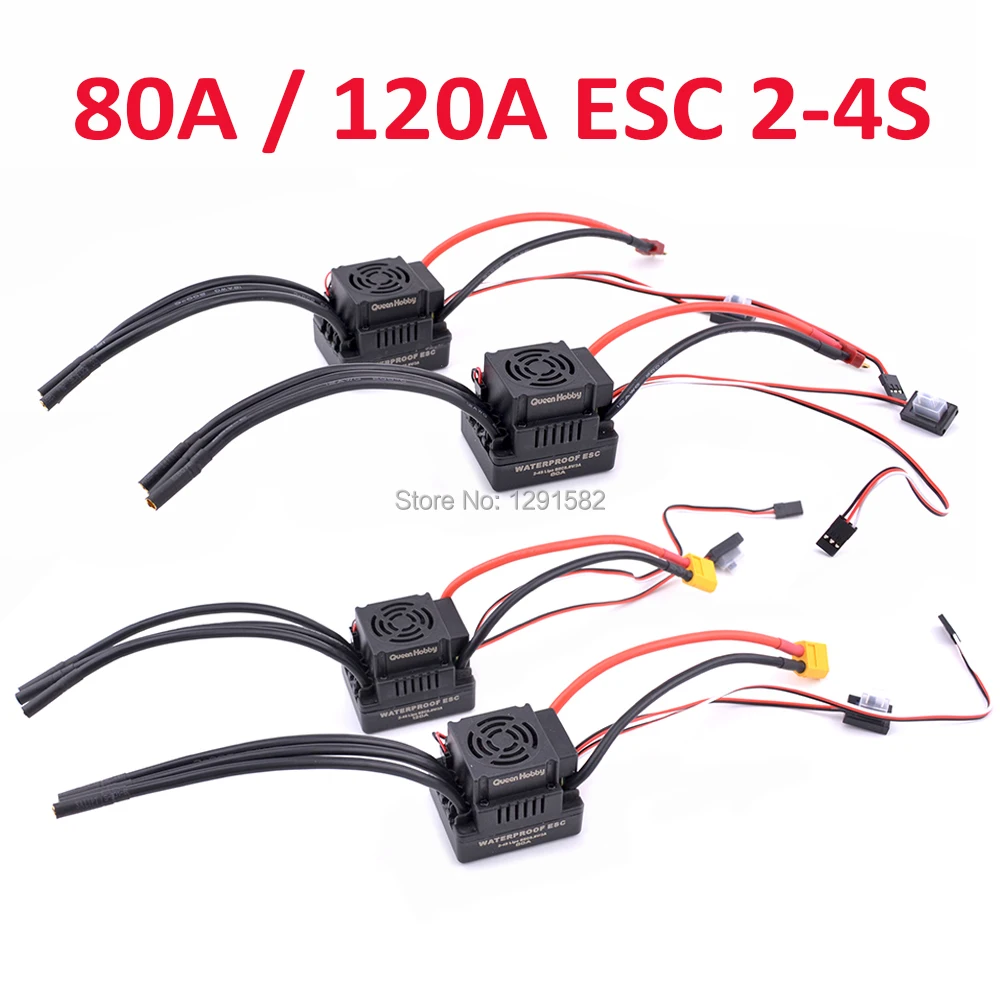 80A 120A ESC 2 4S & 3660 3300KV 3800KV / 3670 2150KV 2650KV бесщеточный двигатель для 1/8 1:8 радиоуправляемых